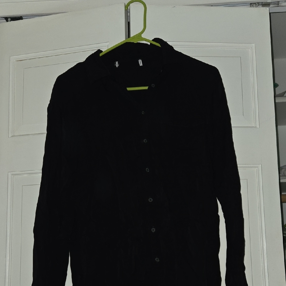 Black Button-Up Shirt
